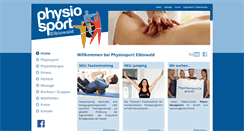 Desktop Screenshot of physiosport.at