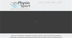 Desktop Screenshot of physiosport.pl